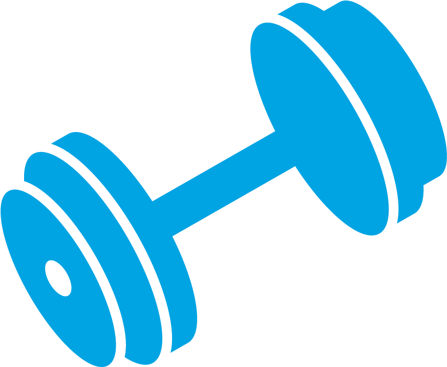 Dumbbell Barbell Colorectal Cancer Clip Art - Dumbbell (885x744)