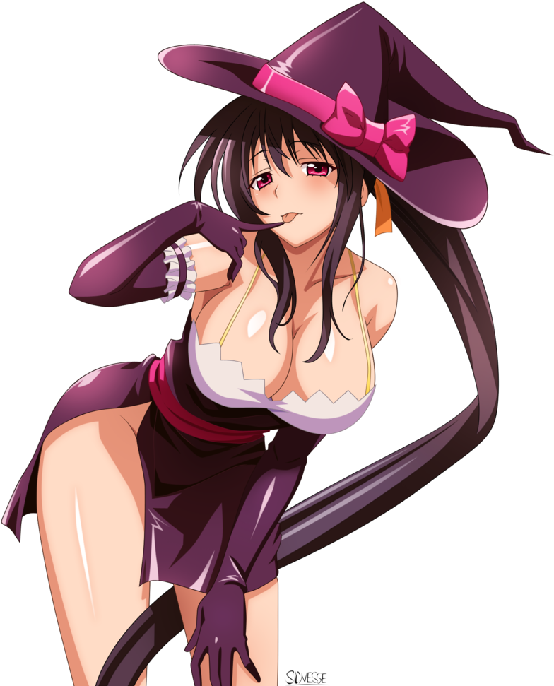Anime Characters - Akeno Witch (800x998)