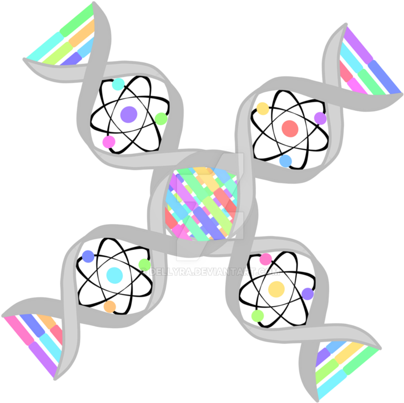 Commission Cutie Mark Atom-dna By Dellyra - Atom (868x921)