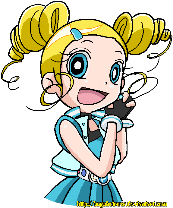 Ppgz Bubbles By Bagshotrow Powerpuff Girls Z Bubbles - Powerpuff Girls Z (576x720)