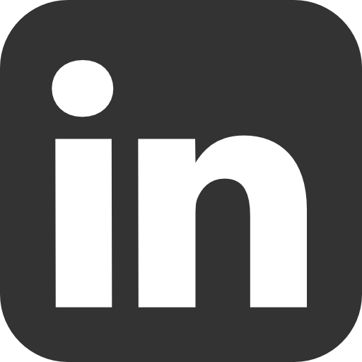 Image Description - Linkedin Logo Black And White (512x512)