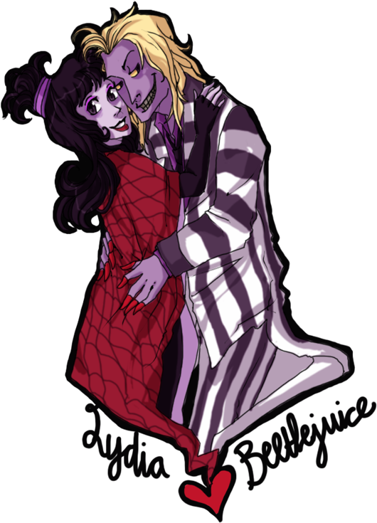 God Damn, I Love Beetlejuice This Started Out As A - Art (530x735)