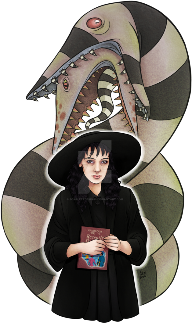 Beetlejuice Lydia Art - Lydia Beetlejuice Png (722x1107)