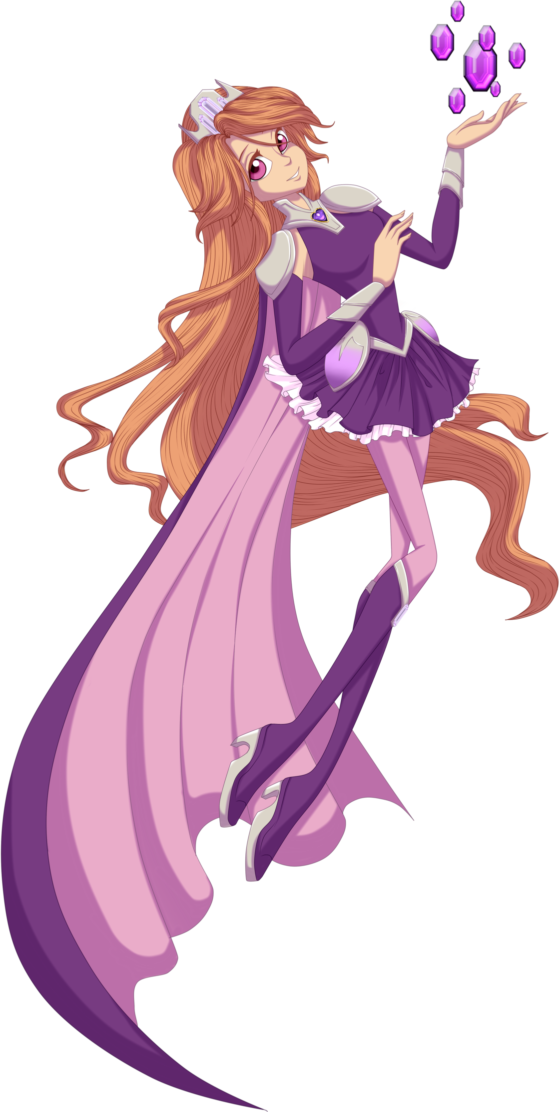 C Comic Magical Girl By Charming-manatee - Cartoon (1280x2410)