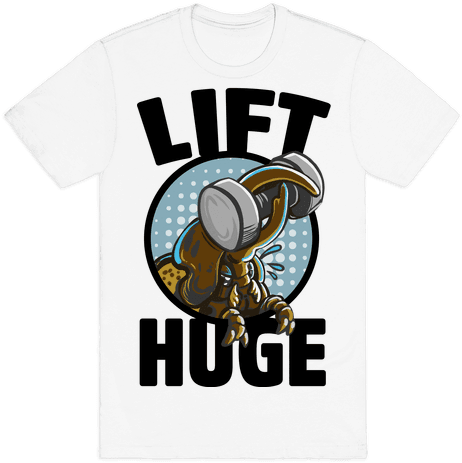 Lift Huge Mens T-shirt - Hercules Beetle (484x484)