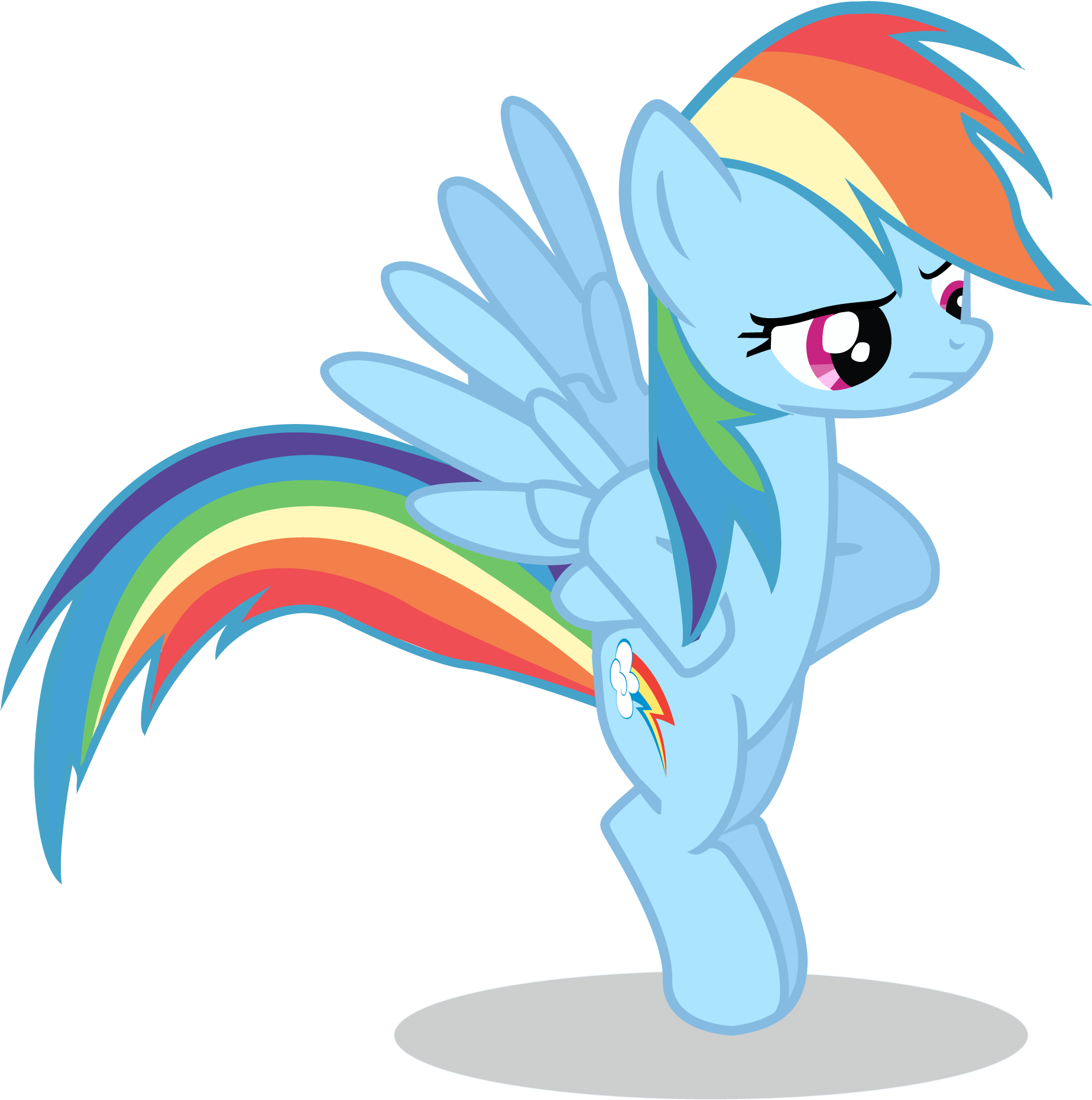 Rainbow Dash Filly Flying Download Rainbow Dash Filly - Rainbow Dash (2000x2000)
