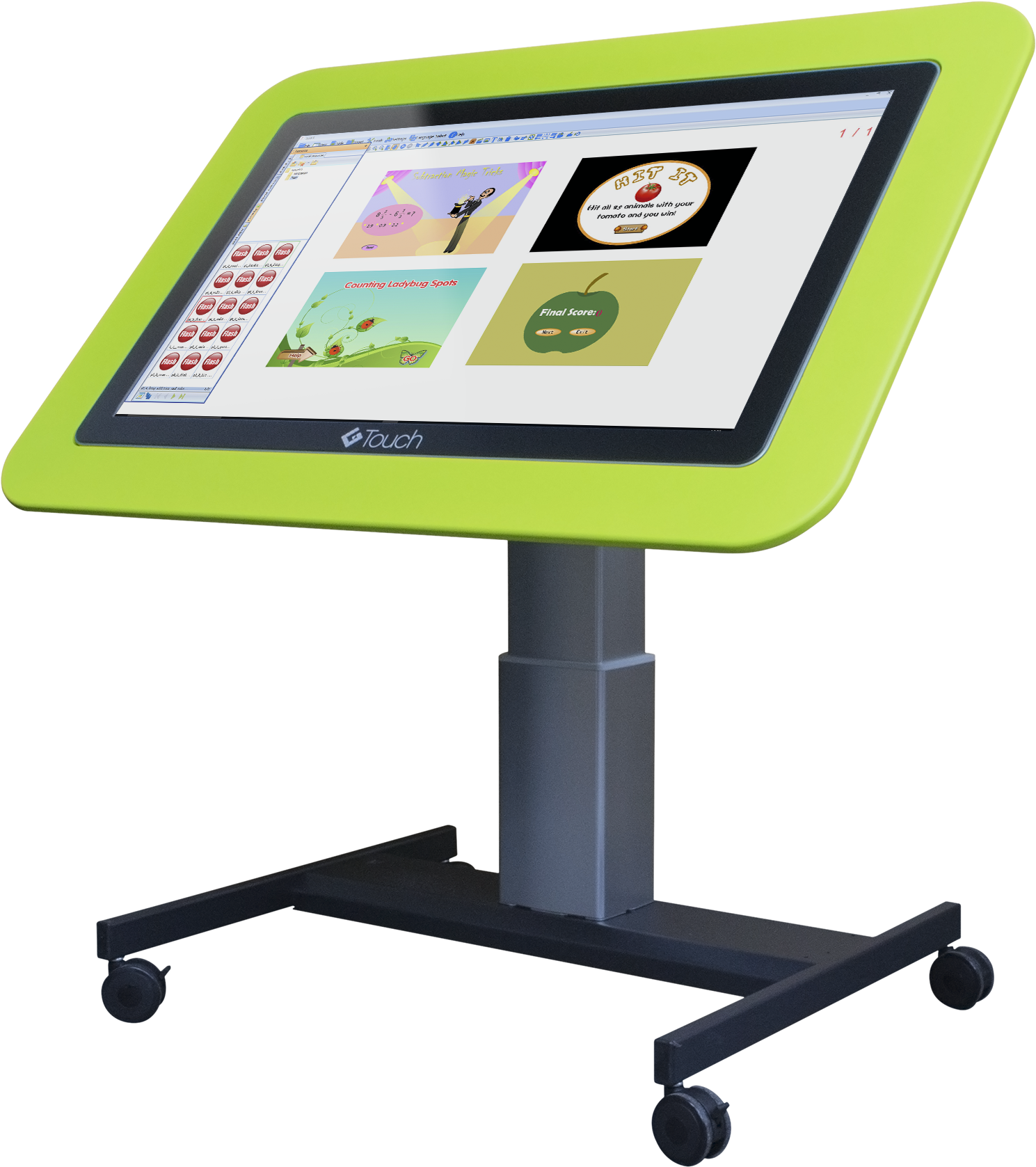 G-touch Table 42 Inch High/low Ks2 / Ks3 - Table (1500x1686)