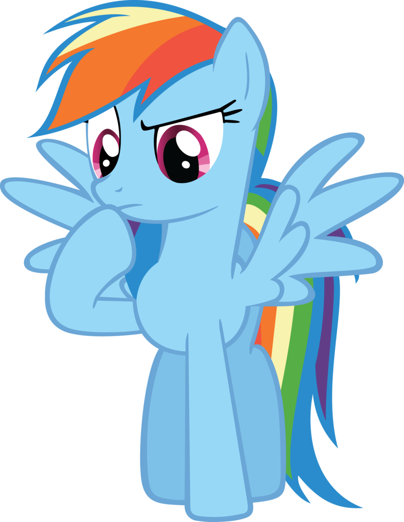 Vectoring Timelapse Sad Rainbow Dash On Cloud Youtube - Mlp Rainbow Dash Shy (786x1015)
