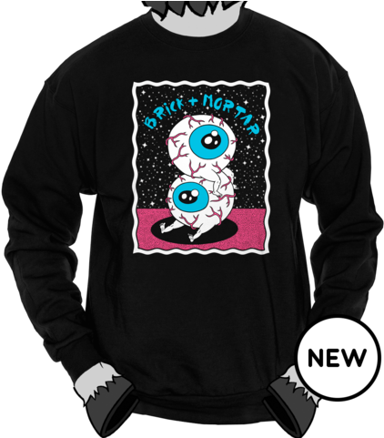 Eyeball Boys [ Crewneck Sweatshirt ] - Brick (480x480)