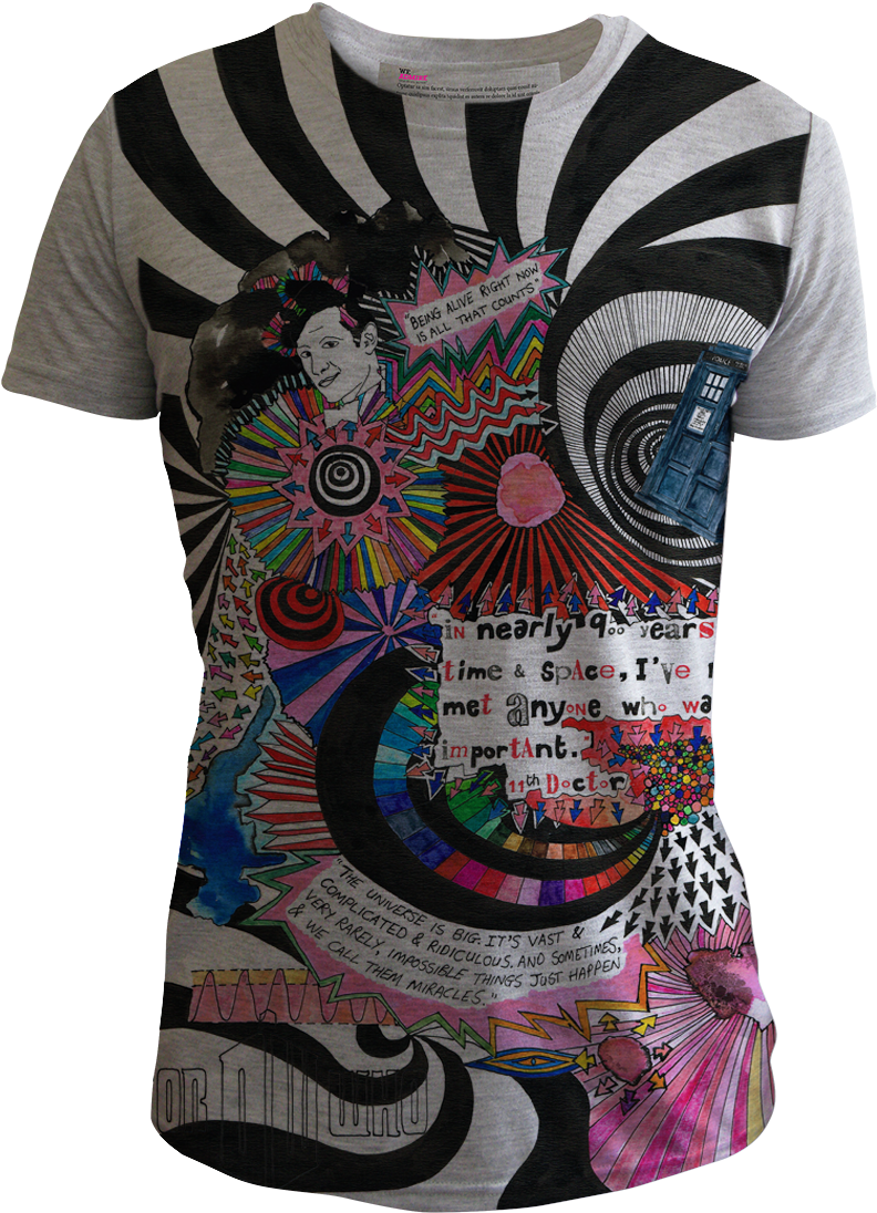 Dr Who T Shirt By Daniel Davidson - Blouse (800x1101)