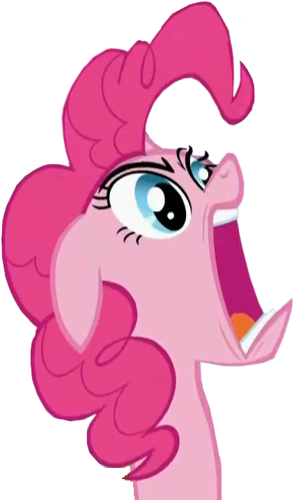 Pinkie Pie Pink Cartoon Nose Mammal Vertebrate Head - Pinkie Pie Animated Gif (575x789)