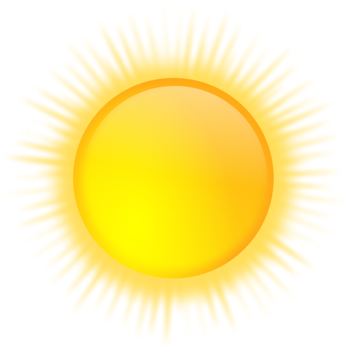 File - Weather Icon - Sunny - Svg - Sunny Weather Icon (512x512)