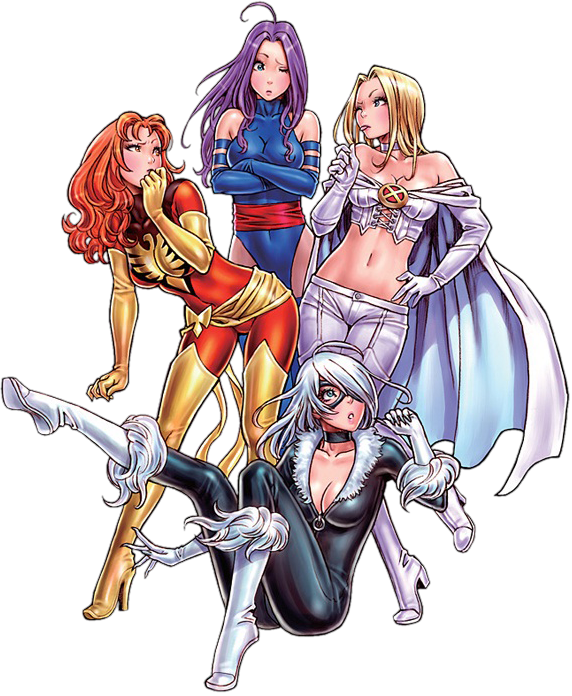 Anime - Marvel Heroes Anime Style (572x696)