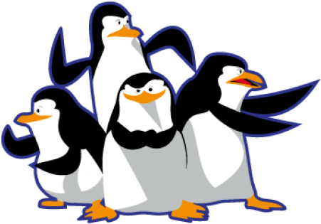 1 Free Pinguinos Graphics Download Penguins Logo Png - Madagascar Penguins In A Christmas Caper 2005 (518x518)