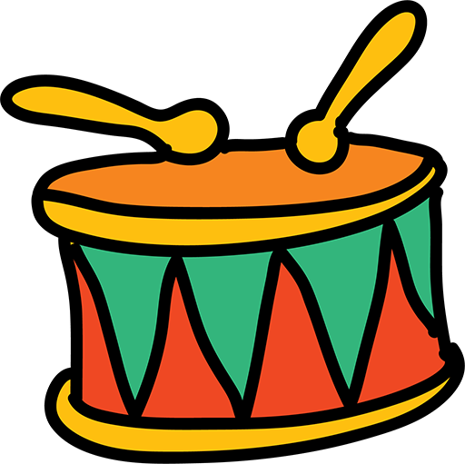 Snare Drum Musical Instrument Cartoon - Cartoon Snare Drum (512x511)