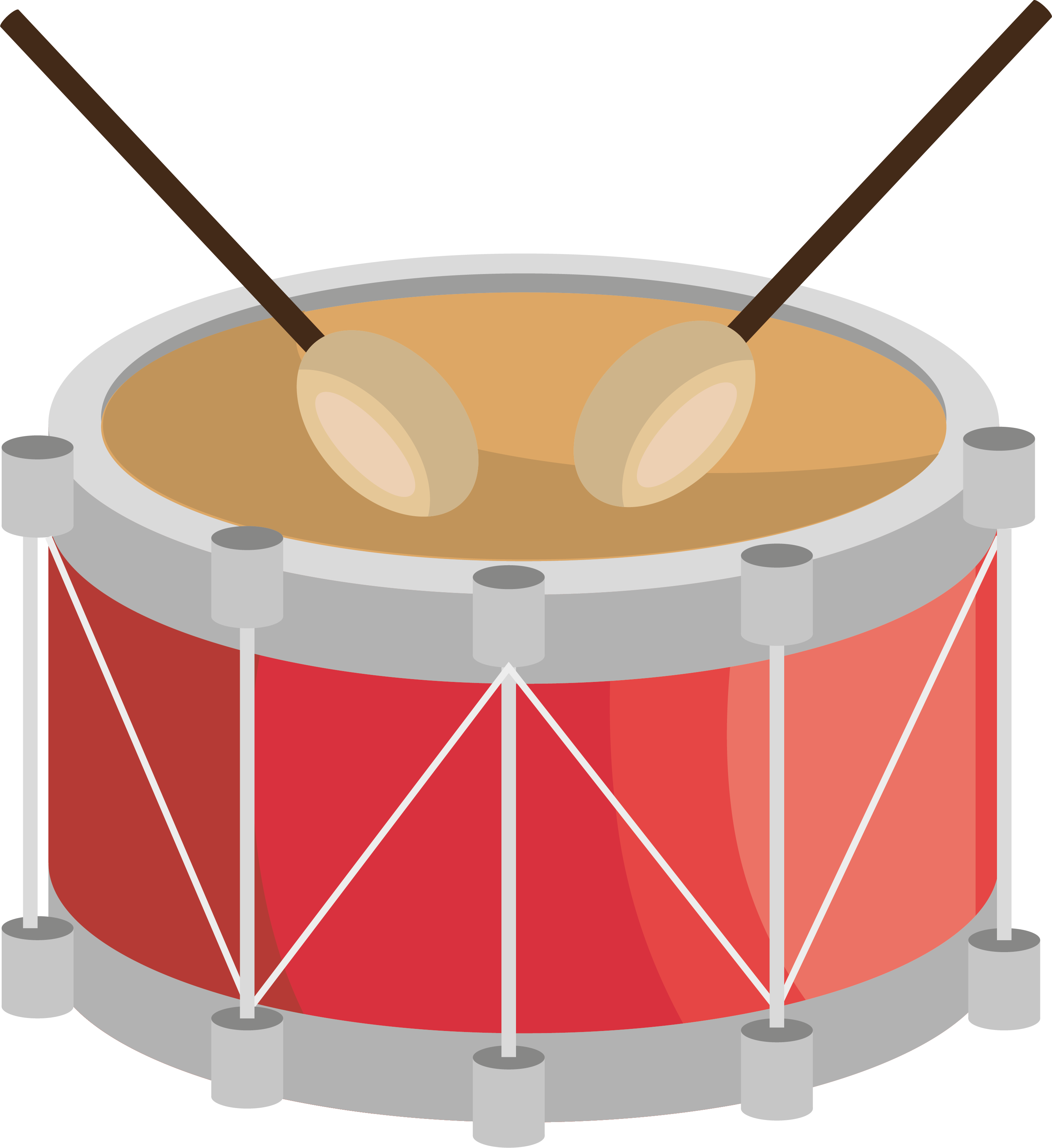 Drums Download Cartoon - Cartoon Drums (3001x3276)