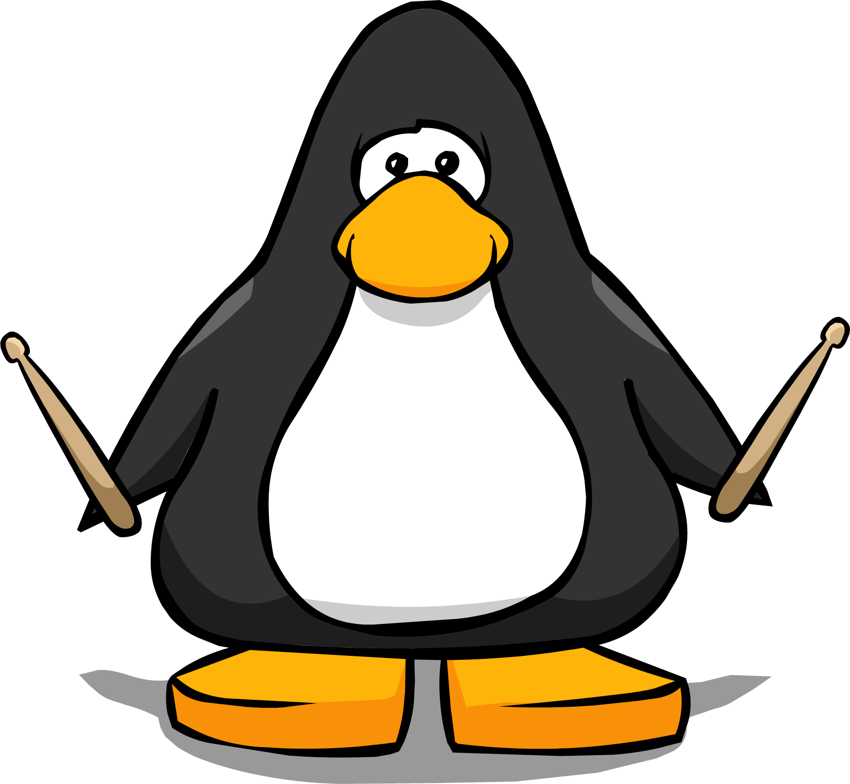Drumsticks From A Player Card - Club Penguin Boa (1685x1554)