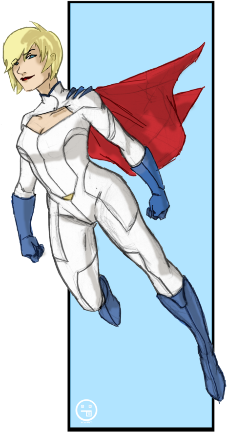 Powergirl New 52 Concept By ~andrewkwan On Deviantart - Power Girl Pant Dc Comics (600x916)