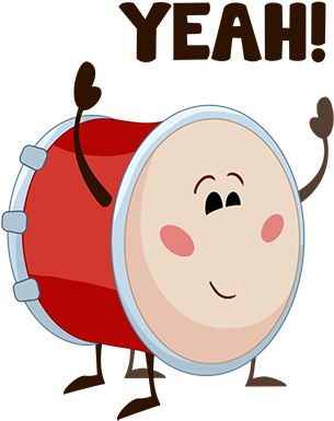 Drums, Drum Pad Games Messages Sticker-0 - Practice Pad (408x408)