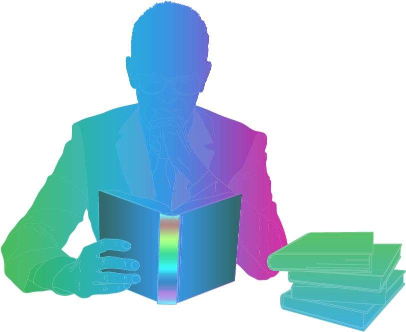 Researcher Reading About Protein Structure Analysis - Png Protein Structure (1499x698)