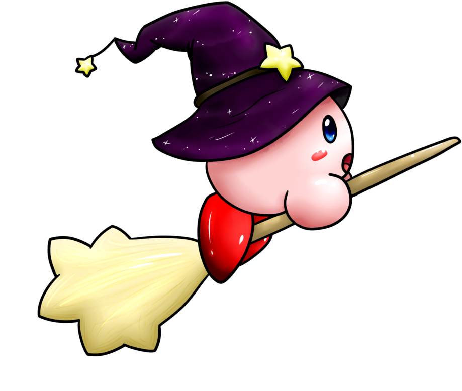 Witch Kirby By Minidragonfly - Cartoon (960x832)
