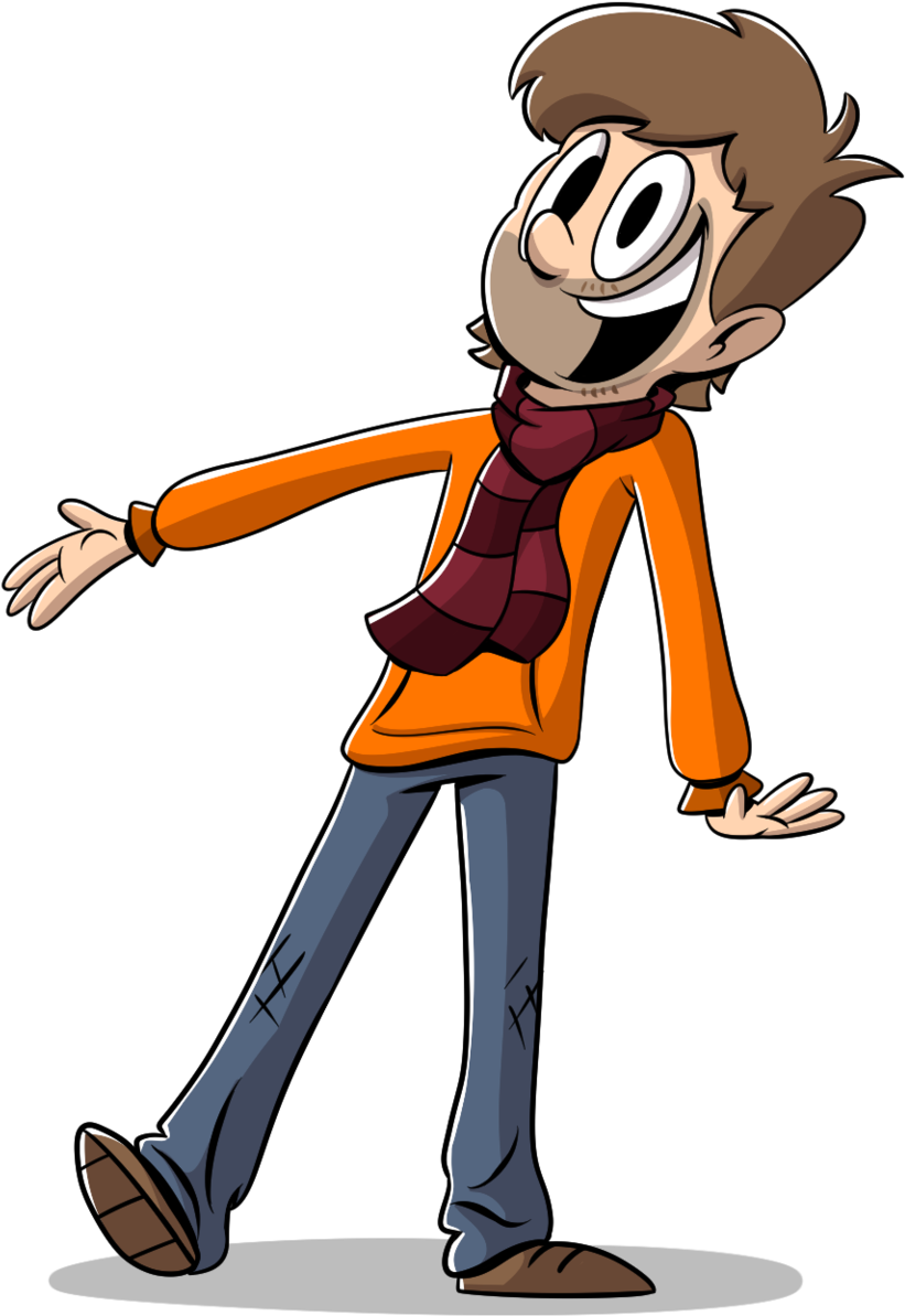 Porygon2z 34 1 Scruffy Anxiety Boy By Piemationsart - Cartoon Scruffy Man (1024x1250)