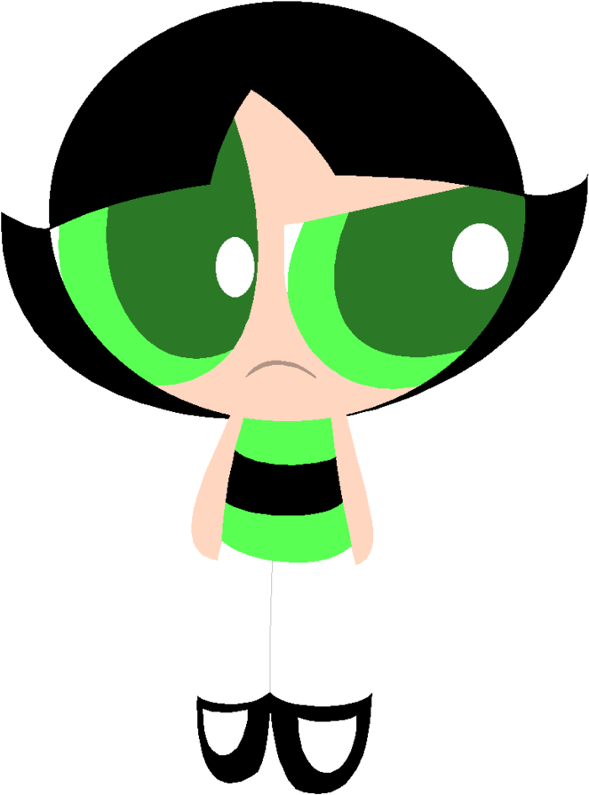Powerpuff Girls Buttercup Angry Download - Drawing (876x913)