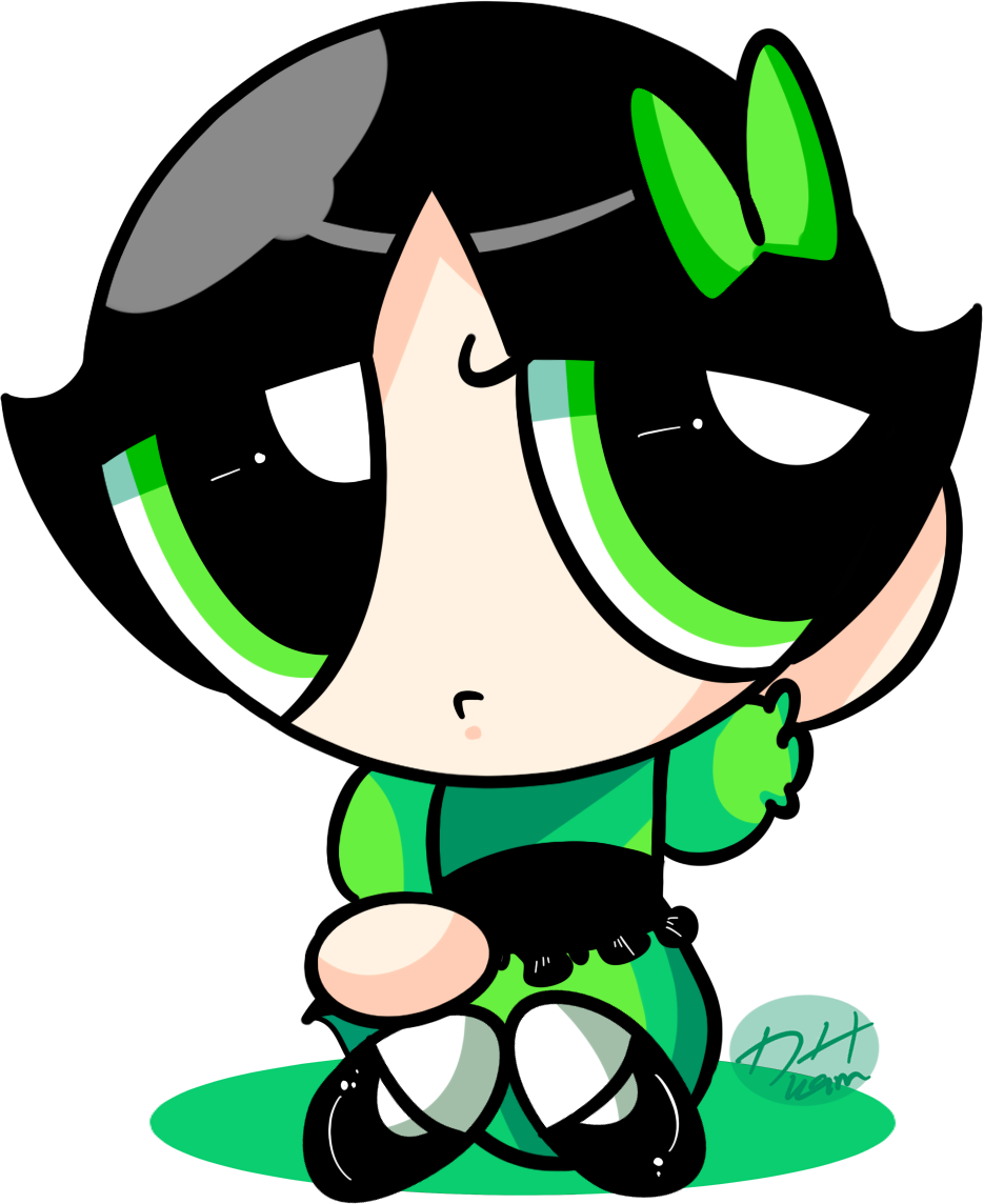 [the Powerpuff Girls] Buttercup By Kamsharkie - Power Puff Girl Buttercup (935x1144)