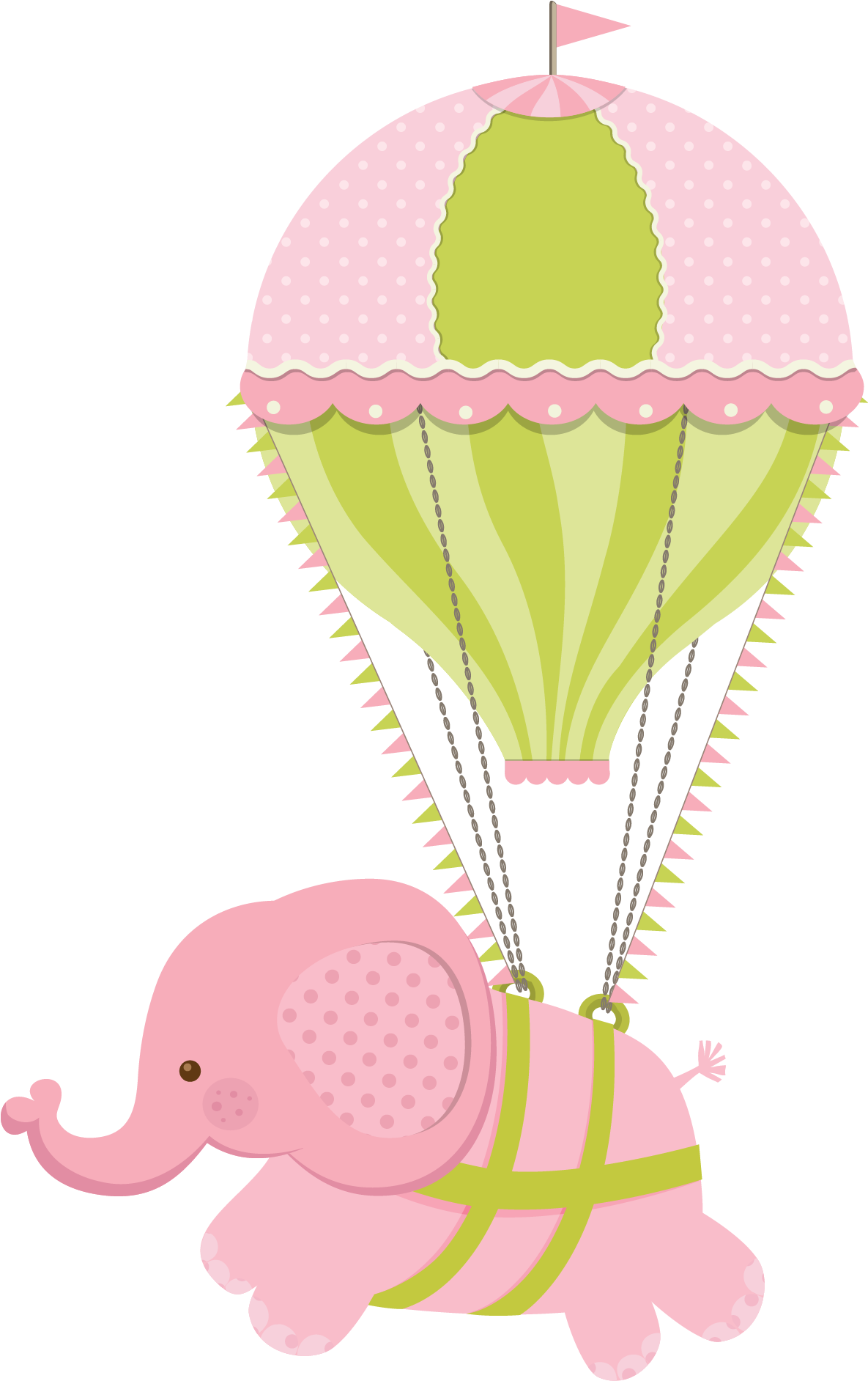 Http - //daniellemoraesfalcao - Minus - Com/mbkhfmrfcopr6z - Cartoon Baby Shower Hot Air Balloon Png (1184x1903)