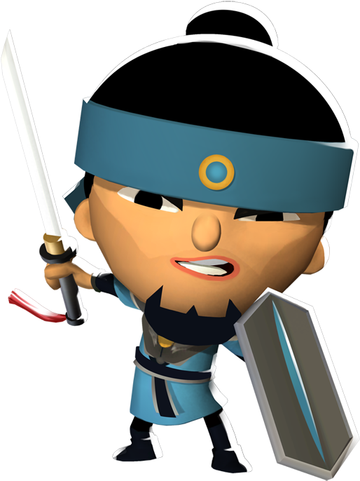 Korean Hwarang 3 - Cartoon (864x993)