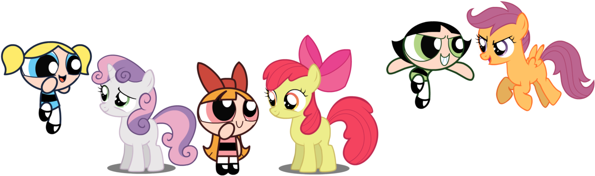 My Little Pony And Ppg - My Little Pony: Friendship Is Magic (1280x474)