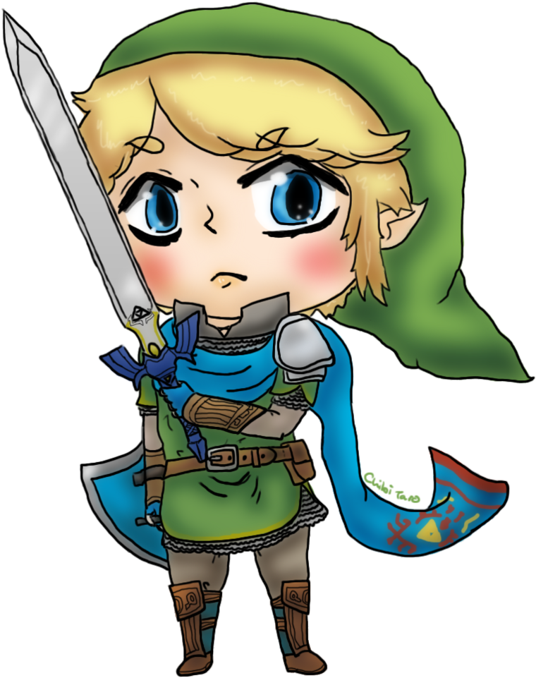 Chibi Hyrule Warriors Link By Chibi-taro - Chibi (792x1008)