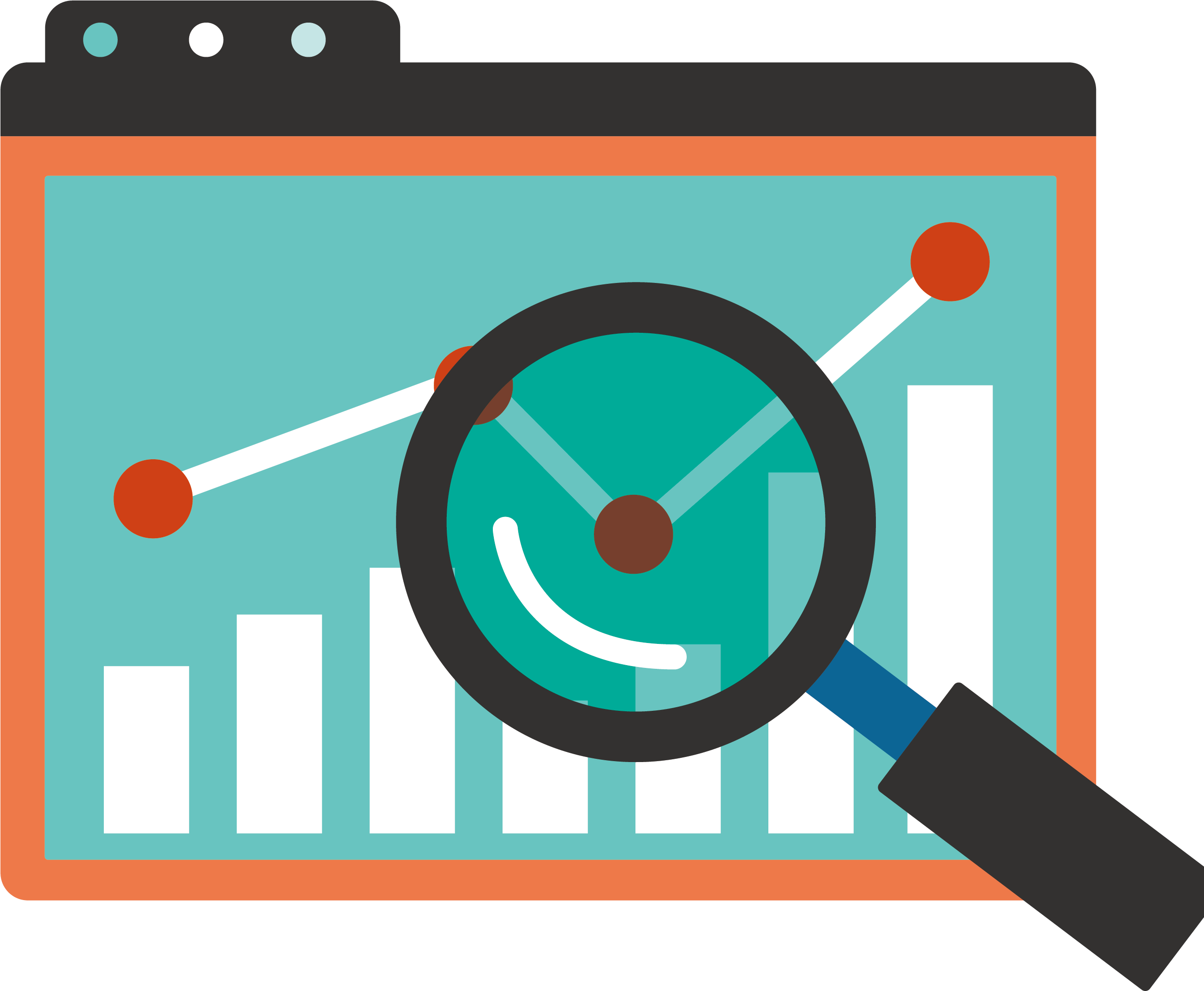 Stock Market Marketing Icon - Market Research Png (2917x2917)