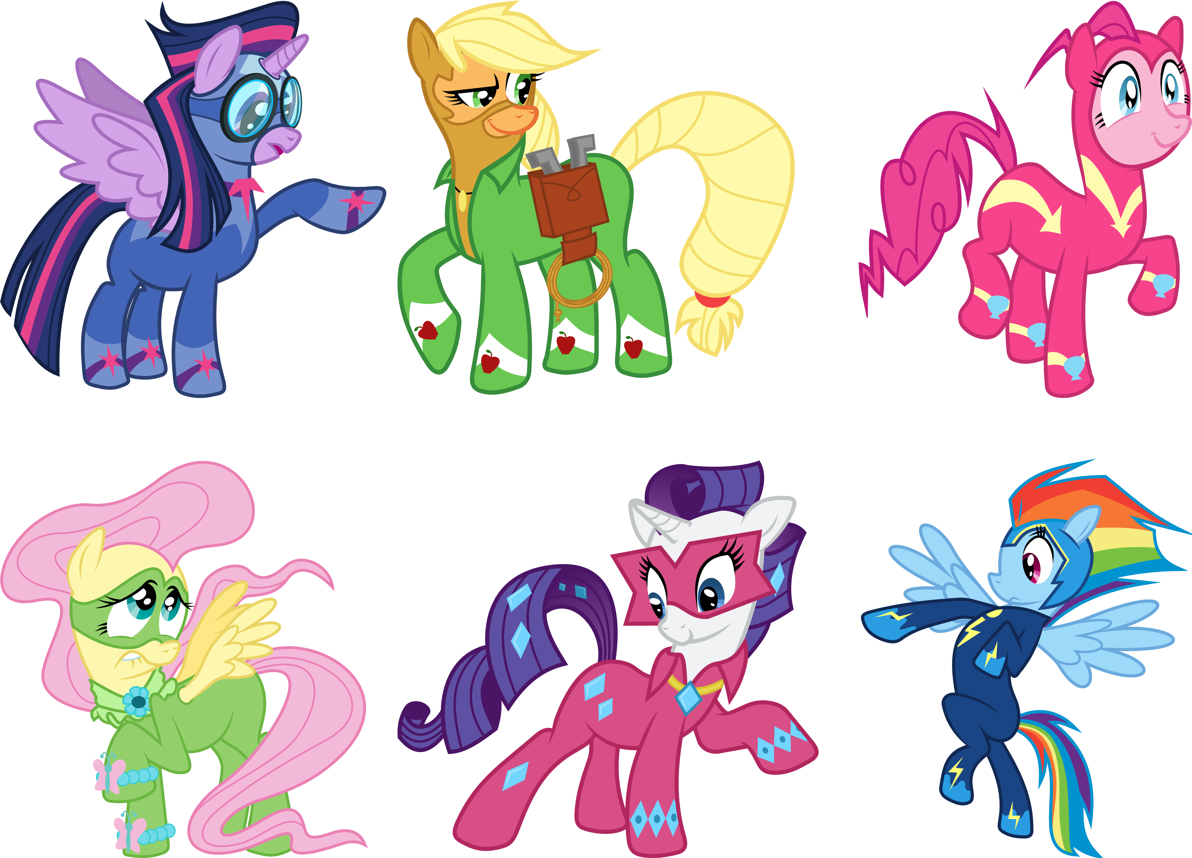 Pinkie Pie Superhero 2572533 Super Hero Coloring Pages - My Little Pony Power Pony (5000x3611)