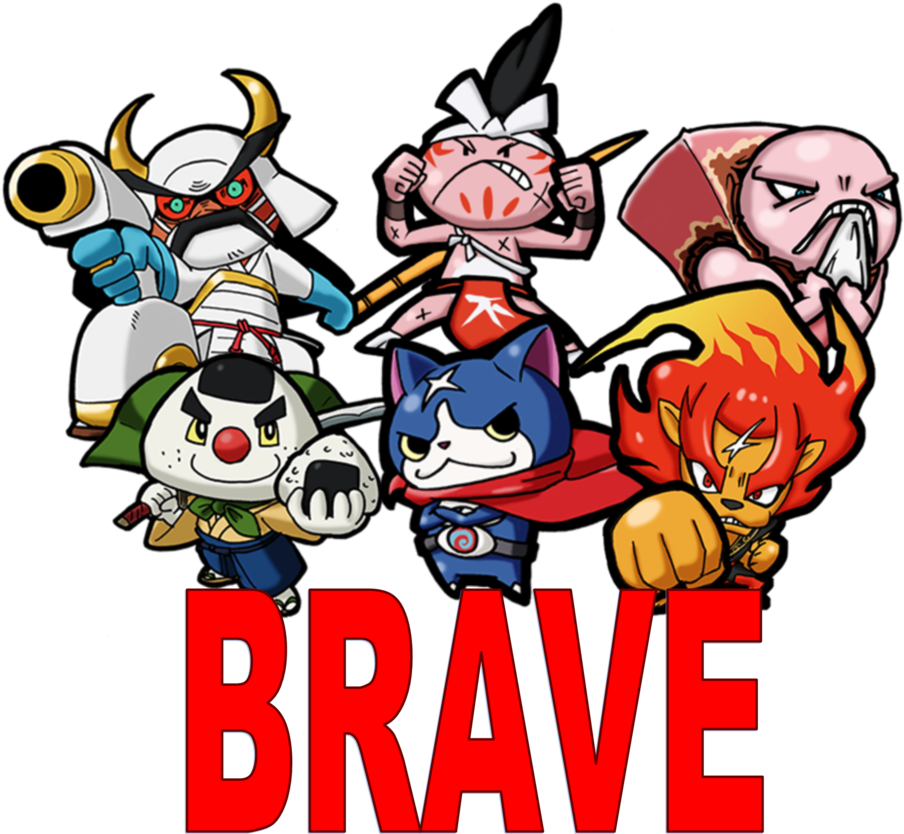 Brave Warriors By Endore050 - Yo-kai Watch Model Zero Yo-motion Series 1 Medal Slicenrice (941x849)
