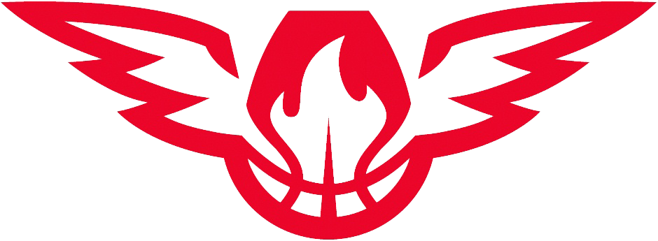 Atlanta Hawks Png Clipart - Atlanta Hawks Secondary Logo (940x345)