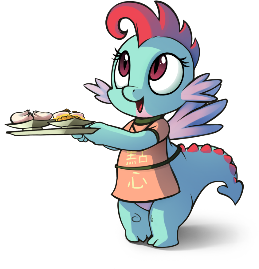Dimfann, Clothes, Cute, Dim Sum, Dragon, Dumplings, - Dim Sum Mlp (941x1024)