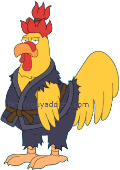Kung Pow Chicken - Family Guy Chicken Png (386x543)