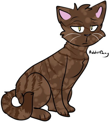 Warrior Cats Challange- - Warrior Cats Adderfang (363x403)