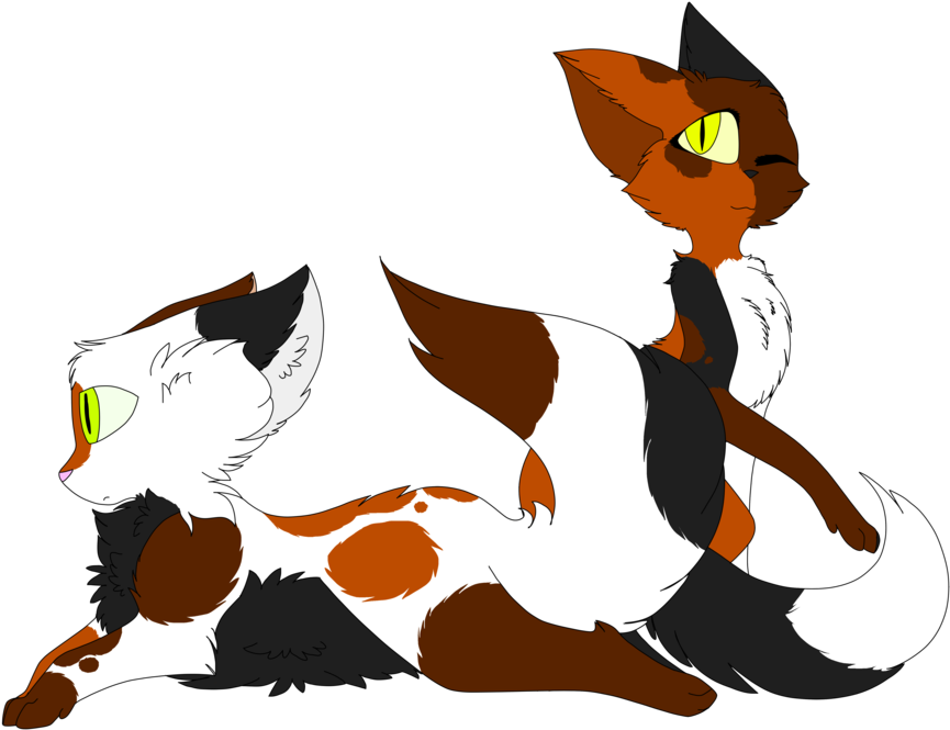 Finchpaw And Spottedpaw By Blazeybunnyartwork - Illustration (1023x731)