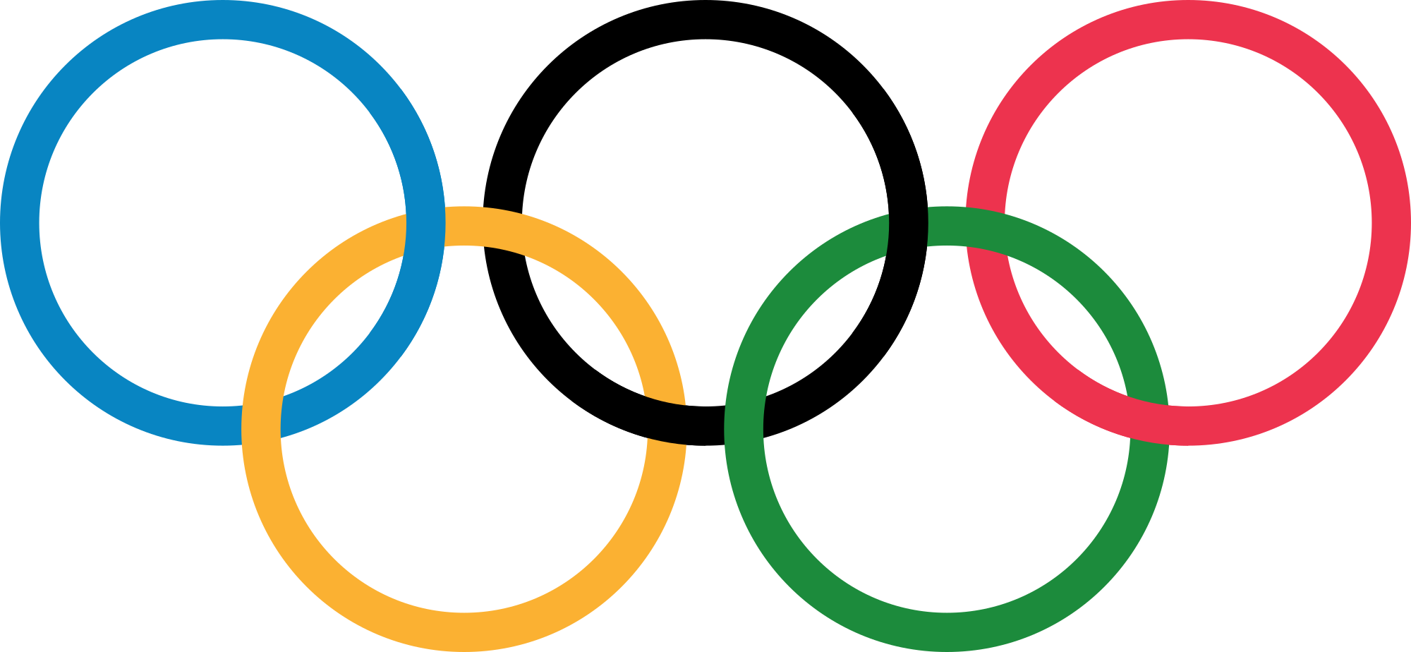 News - Campus - Olympic Rings Svg (2000x924)