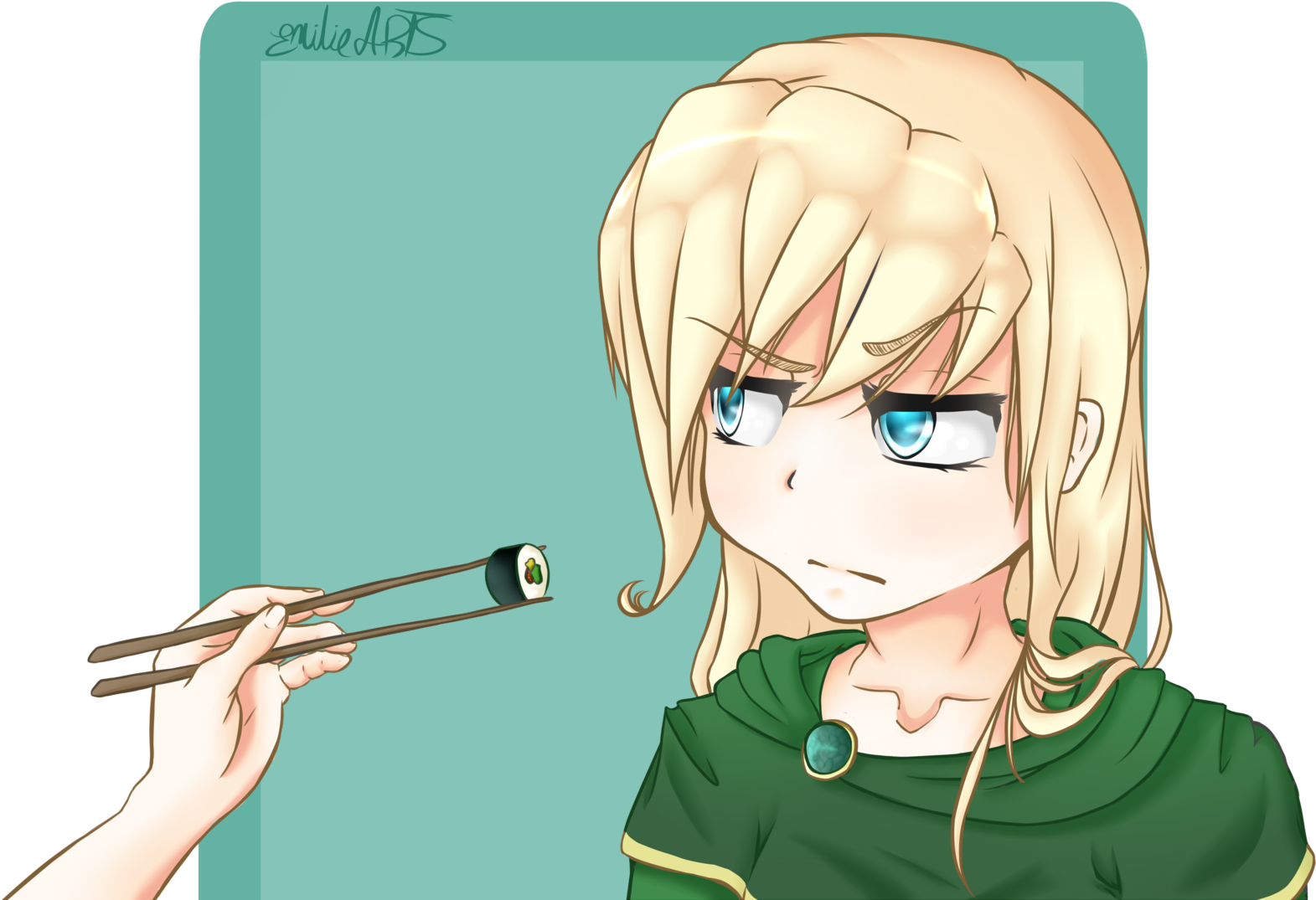 Owl ~ I Don't Like Sushi By Emiliearts - Don T Like Sushi (1600x1144)