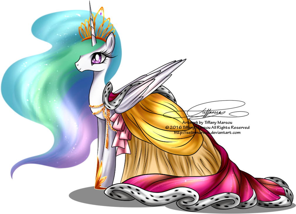 Gala Fashion 2016 -princess Celestia By Selinmarsou - Mlp Gala Fashion 2016 (1024x734)