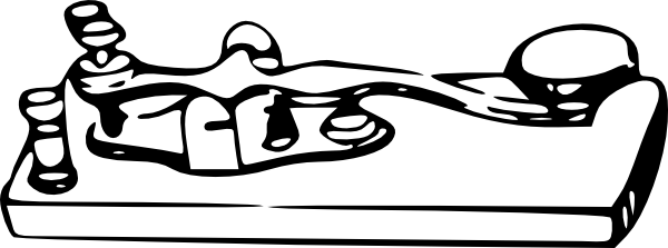 Drawing Of A Telegraph (600x223)