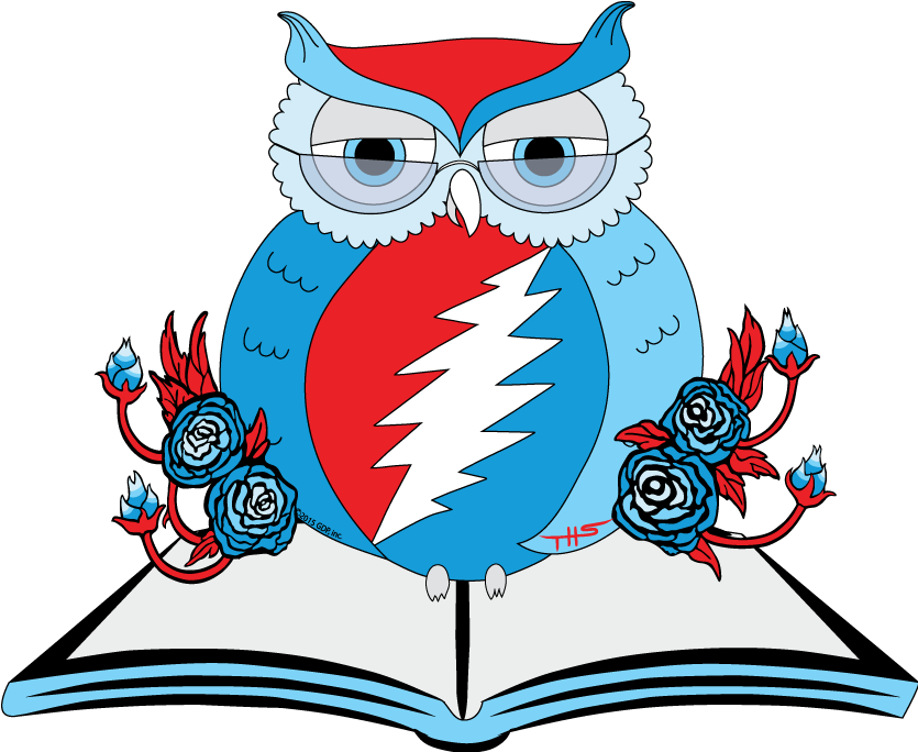 Owlsley Book Club - Grateful Dead Steal Your Face (835x684)