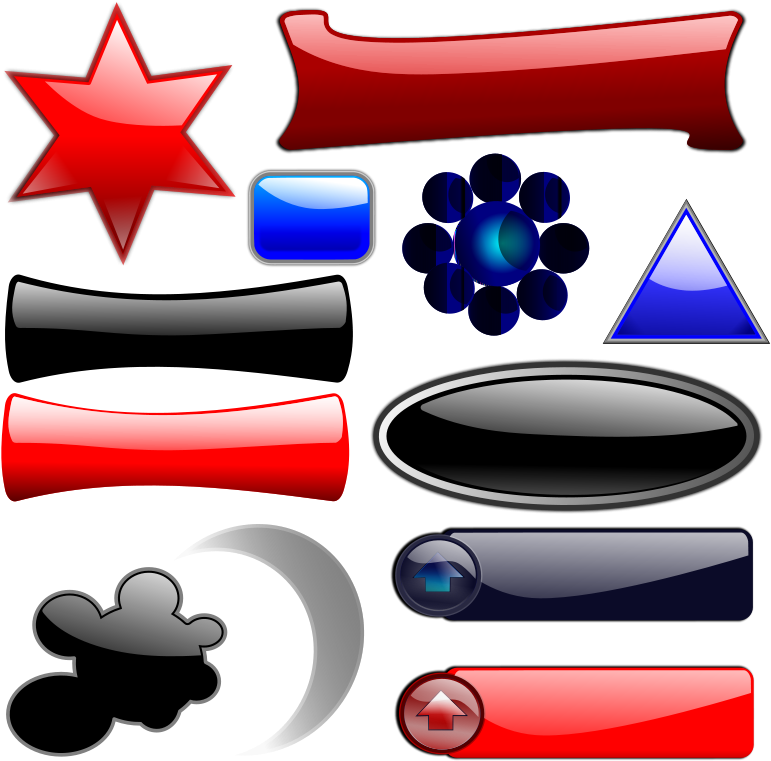 Free Mixed Gloss Stuff - Vector Graphics (800x800)