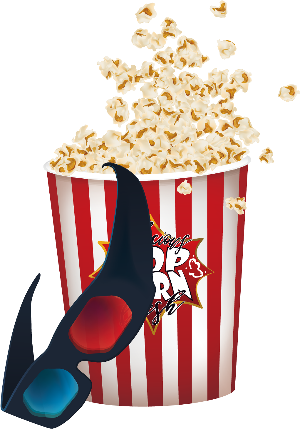 Popcorn 3d Film - Close Up Of Volume Indicator In Yellow Earrings (1600x1600)