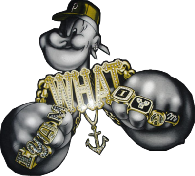 Popeye Gangsta Psd16077 Photo By Liza12 28 - Gangster Popeye (400x361)