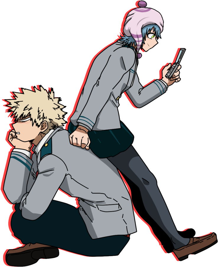 [base Edit] Stupid Hat Girl By Shoutingfir380 - My Hero Academia Bakugou (794x1006)