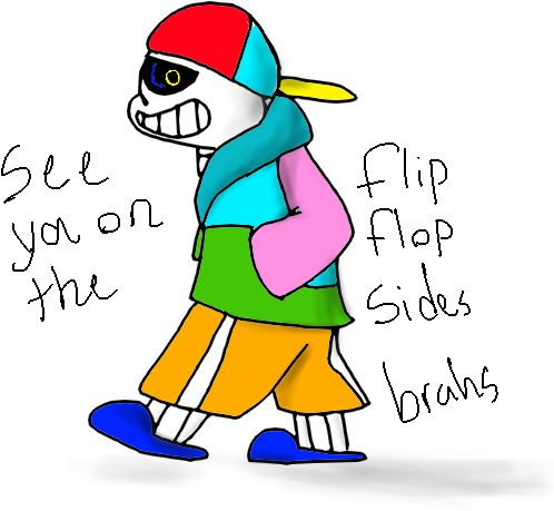 Fresh Sans Aka 90's Nightmare By Spiritwolf6574 - Cartoon (512x512)